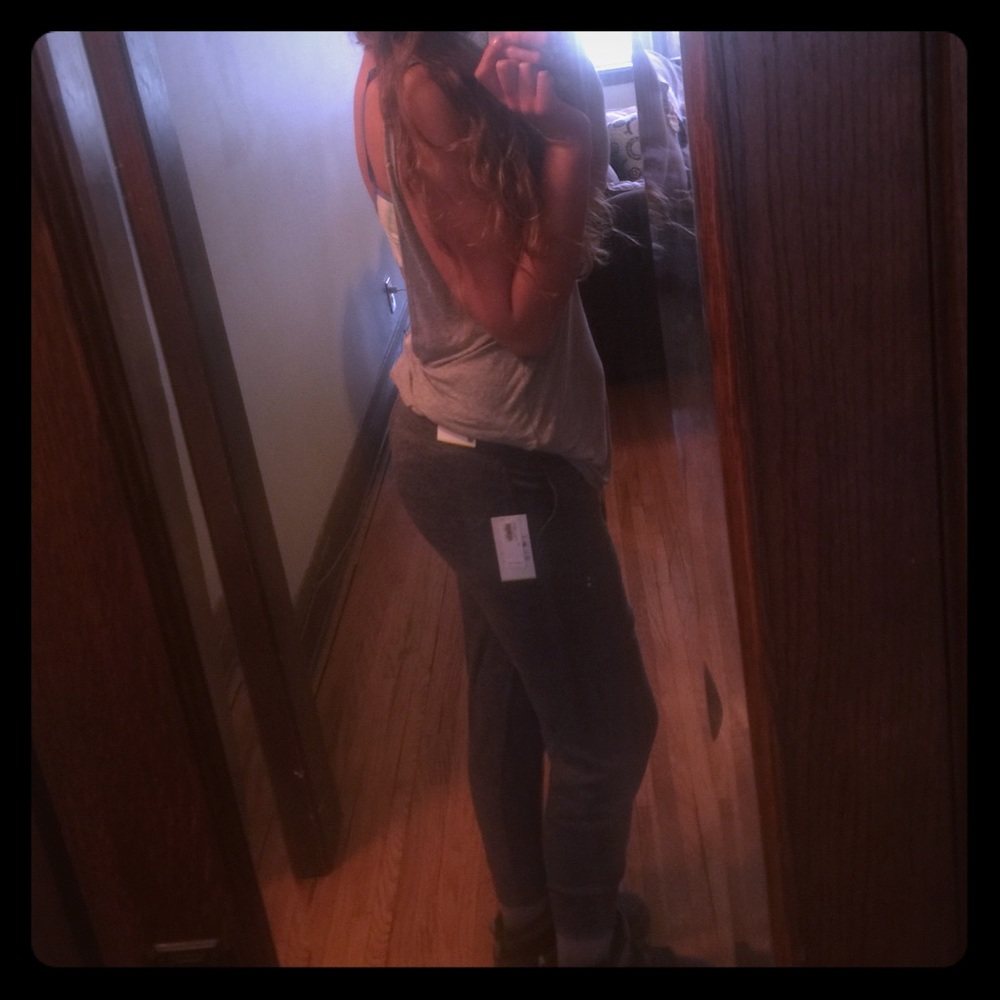 ON grey joggers ! NWT!